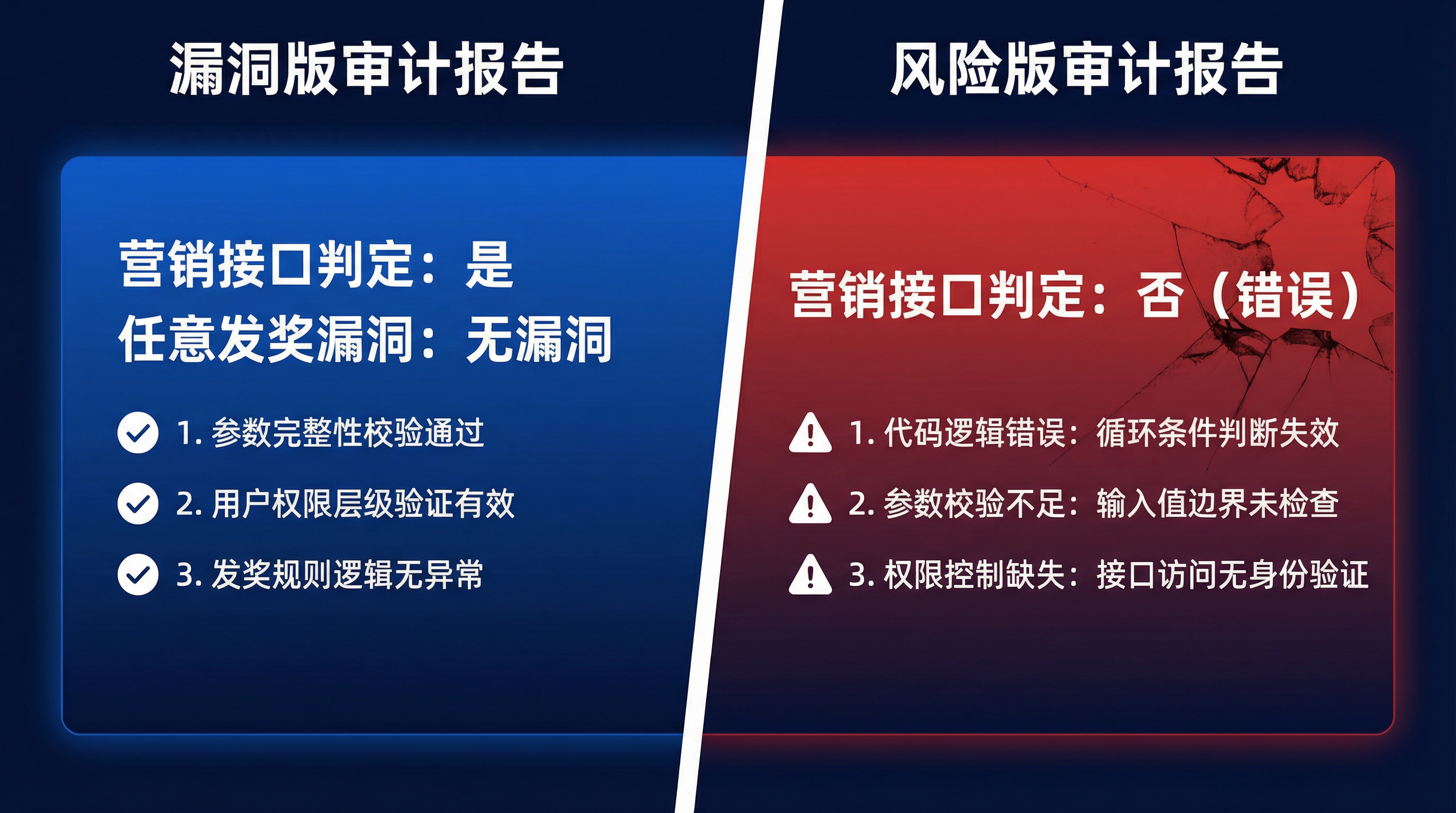 两份报告对比：精准聚焦 vs 发散失控