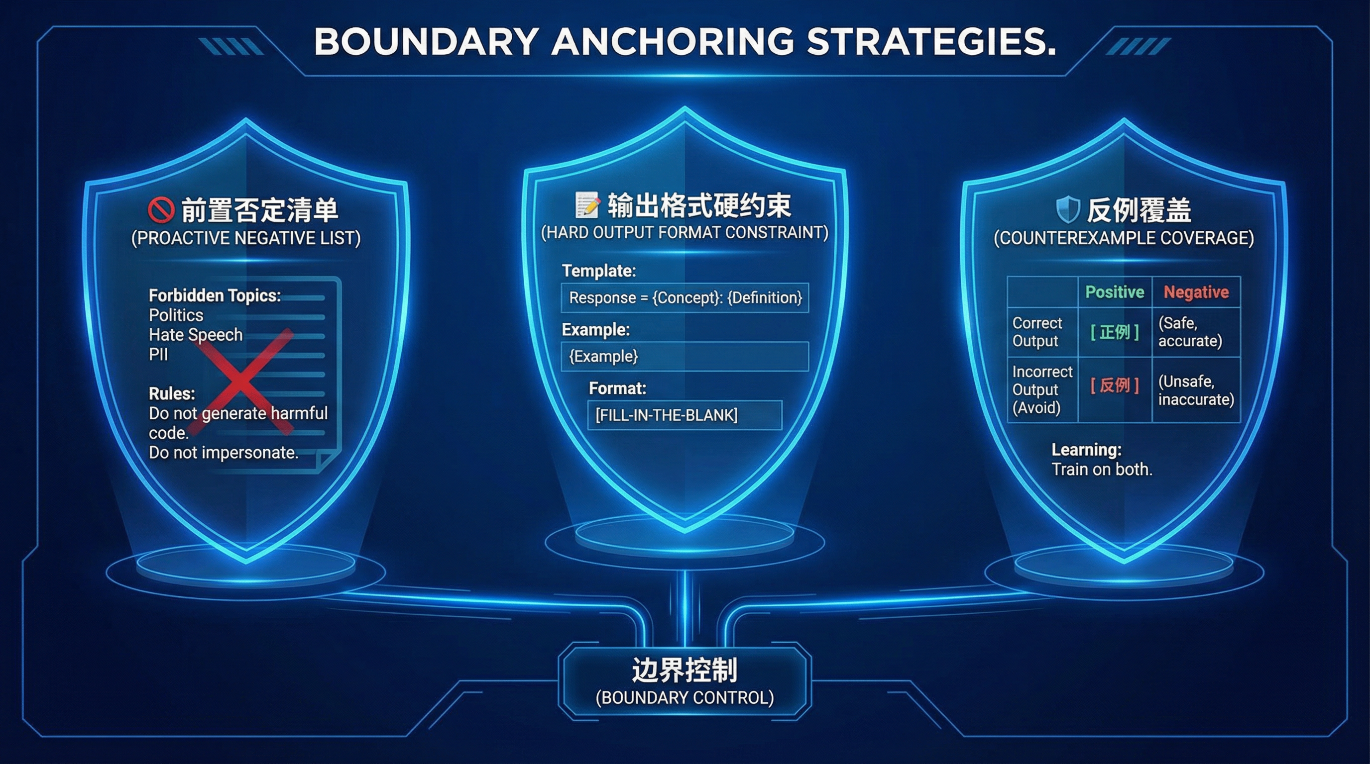 三种边界锚定策略