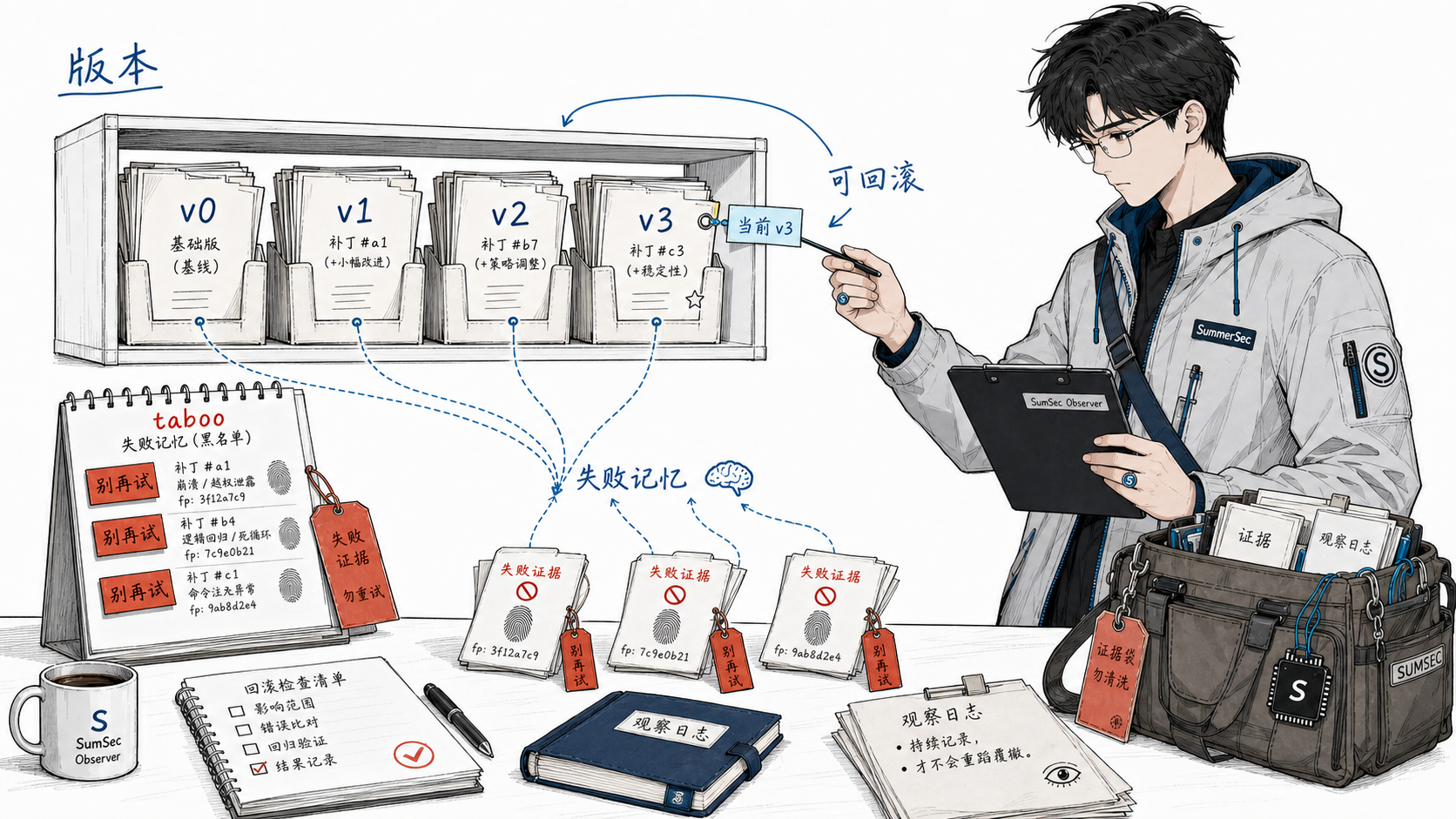 版本回滚与黑名单记忆