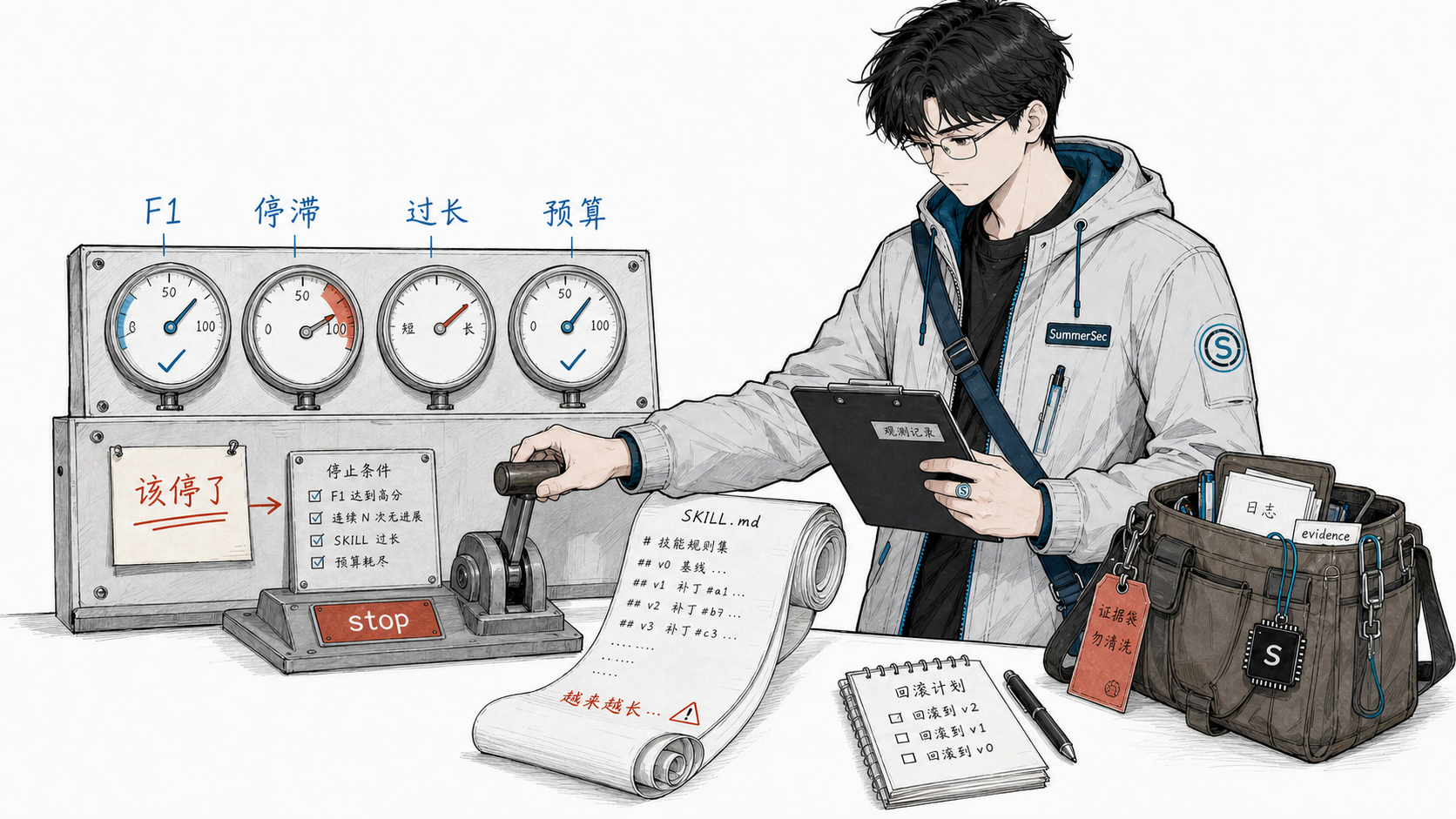 薄命令与厚 skill
