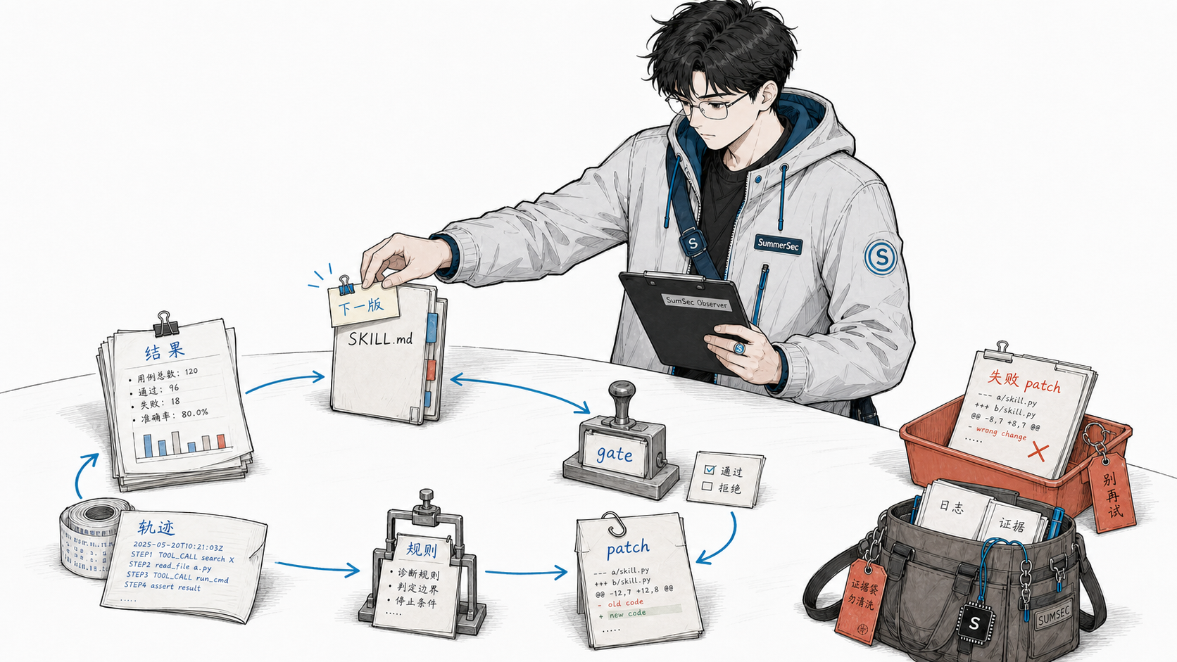 评测驱动下一版 Skill