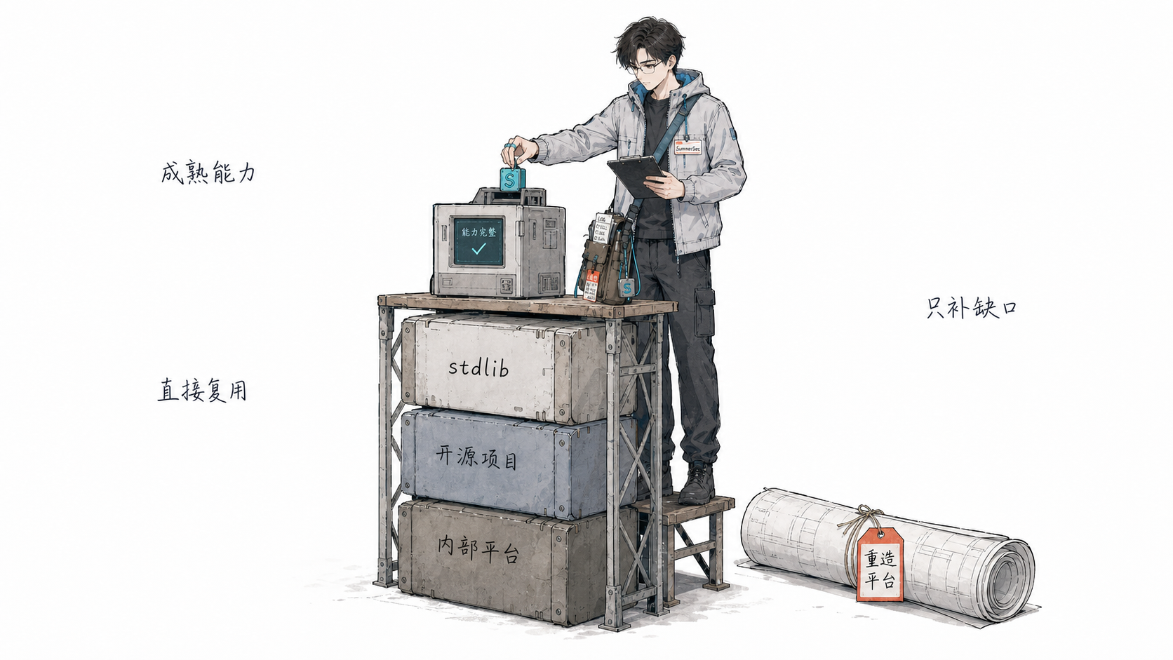 站在成熟能力上,只补真正缺少的最后一块